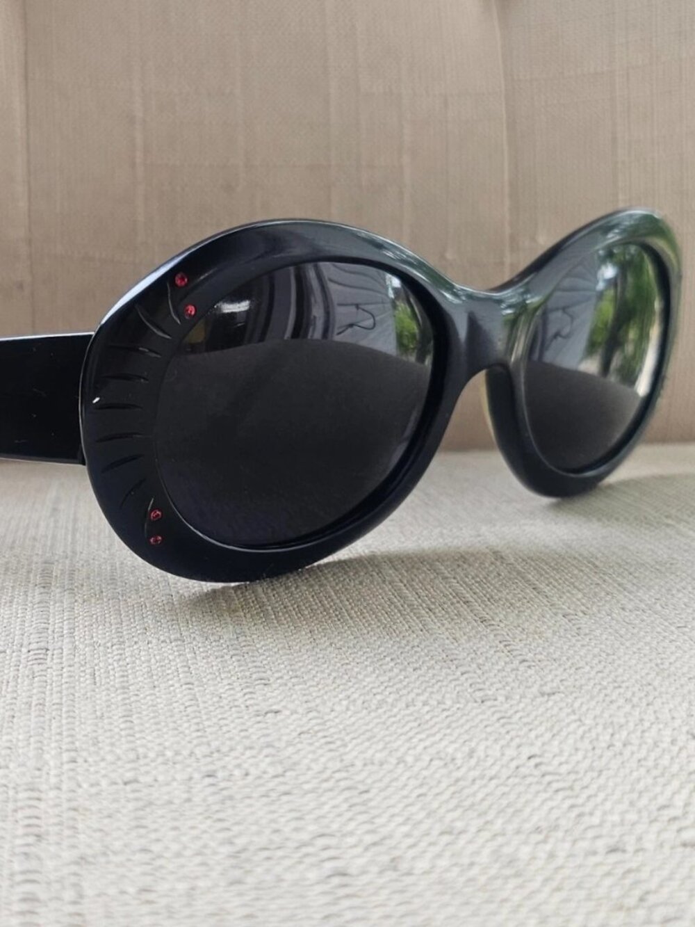 Vintage NOEMI Women Sunglasses Black Eyewaer Shedes Made in France